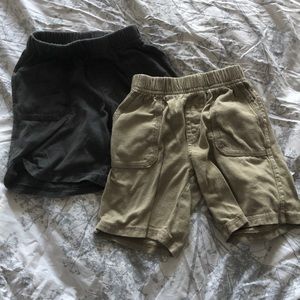 2 pair City Threads cotton shorts 2T